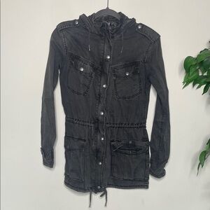 Aritzia Talula Trooper Cargo Hooded Utility Jacket